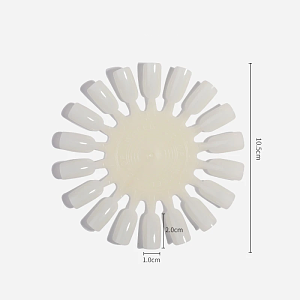 Nail Display with 18 Positions Beige