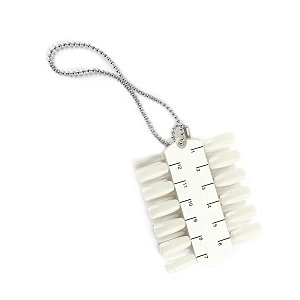 Double Nail Display with 24 Positions Beige