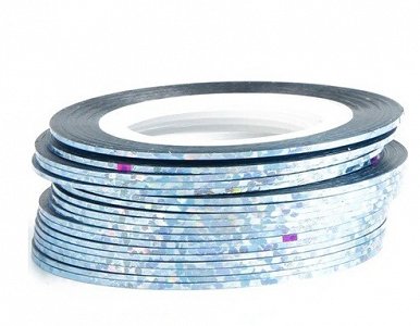 Nail Art Line Tape Silver 1mm