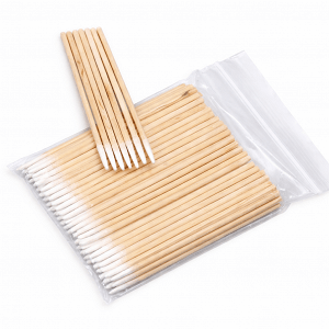 Professional Wooden Nail Precision Swabs 100pcs – Cleaning Sticks for Polish Correction & Nail Art