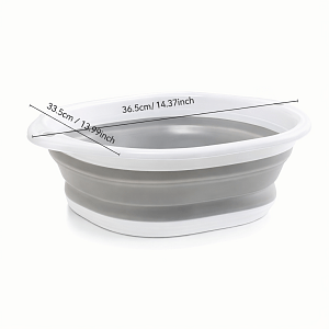 Foldable Spa Foot Bath Basin 36.5x33.5cm