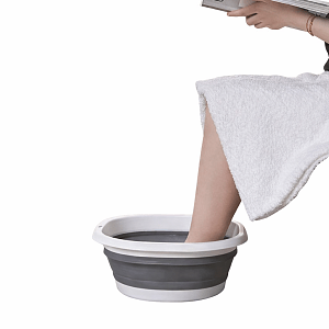 Foldable Spa Foot Bath Basin 36.5x33.5cm
