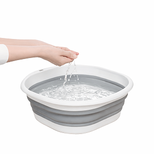 Foldable Spa Foot Bath Basin 36.5x33.5cm