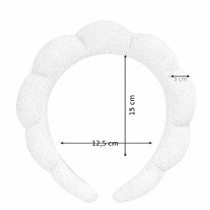 Hair Band for Makeup & Skincare White