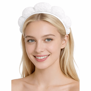 Hair Band for Makeup & Skincare White