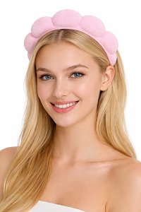 Hair Band for Makeup & Skincare Pink