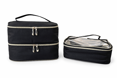 Professional 3-Tier Manicure Case for Nail Tools & Nail Polish Storage