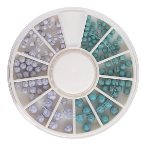 Marble Effect Nail Art Beads Wheel