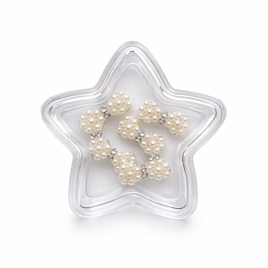 Pearl Bow Rhinestone Nail Art Decorations
