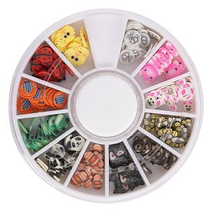 Animal Nail Art Slices Wheel – Cute Fimo Mix
