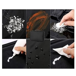 Professional Black Makeup Storage Bag with Adjustable Dividers & Shoulder Strap