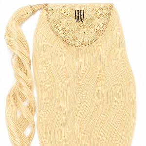 Pferdeschwanz Glatt Echthaar 60cm 100g Hellblond #613