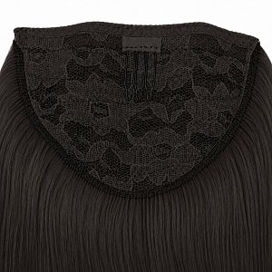 Pferdeschwanz Glatt Echthaar 60cm 100g Braun #5