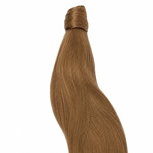 Pferdeschwanz Glatt Echthaar 60cm 100g Dunkelblond #6