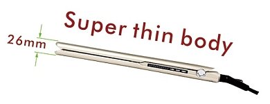 Hair Straightener Super Thin Narrow Plate