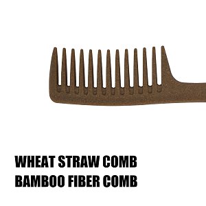 Christian Artesio Eco-Friendly Wooden Detangling Comb with Handle