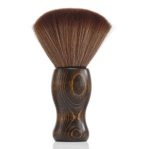 Hair Neck Brush Large Brown Wooden