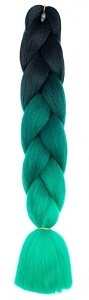 Hair Jumbo Braids Ombre Petrol/Brown B19# 100g 60cm