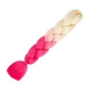 Hair Jumbo Braids Ombre Blonde/Pink B48# 100g 60cm