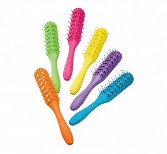 Air Hair Brush Multicolor 1pc