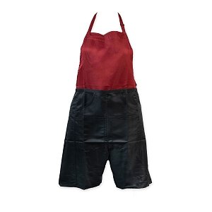 Barber Apron Black/Bordeaux