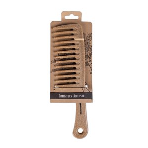 Christian Artesio Eco-Friendly Wooden Detangling Comb with Handle