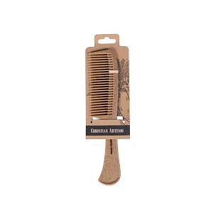 Christian Artesio Eco-Friendly Wooden Detangling Comb with Handle