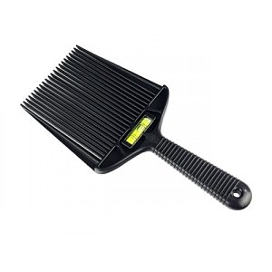 Flattoper Trimming Comb with Level Black