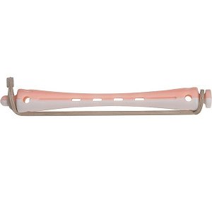 Hair Curler White - Pink 7mm 12pcs