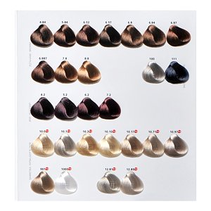 Christian Artesio Hair Color Creams Chart