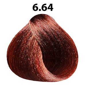 Hair Color Cream No 6.64 Blonde Dark Red Copper 100ml