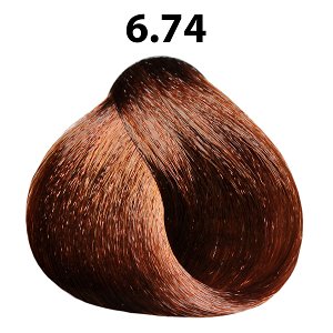 Hair Color Cream No 6.74 Blonde Dark Brown Bronze 100ml