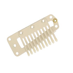 Beige Weft Clip 3.8cm