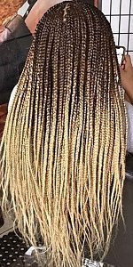 Hair Jumbo Braids Ombre Brown/Blonde B39# 100g 60cm