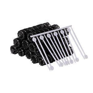 Hair Rollers Black 15mm 12pcs