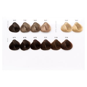 Christian Artesio Hair Color Creams Chart