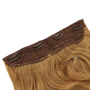 Hair Weft Synthetic HD Wavy with Clip 55cm 185g Biscuit #2