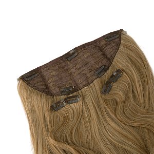 Hair Weft Synthetic HD Wavy with Clip 3 Pieces 45cm 185g Biscuit #2