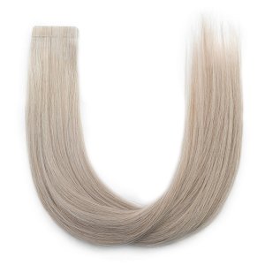 Tape Hair Extension Natural #GREY 40cm 10pcs