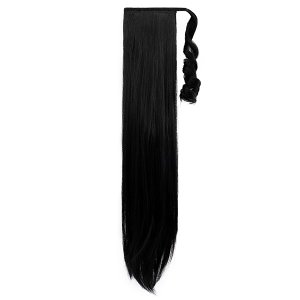 Hair Weft for Hair Braid Synthetic High Quality 65cm 160g Black #12
