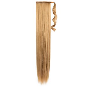 Hair Weft for Hair Braid Synthetic High Quality 65cm 120g Caramel Blonde #8/24