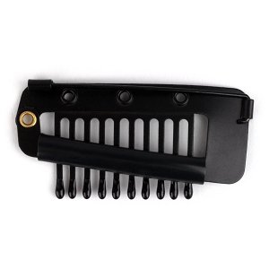 Safety Pin Weft Clip 36mm Black