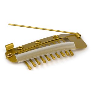 Safety Pin Weft Clip Gold 36mm