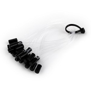 Loop Micro rings Black 25pcs