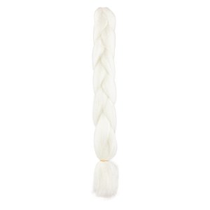 Hair Jumbo Braids Glow In The Dark White 100g 60cm