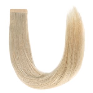 Tape Hair Extensions #SILVER, 100% Natural Hair, 40cm 10pcs