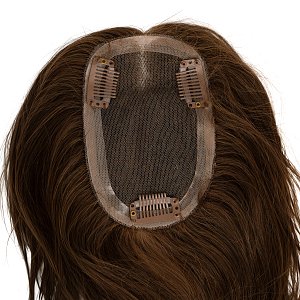 Women's Hair Topper #4 – Solution for Thinning, Clip-in Application