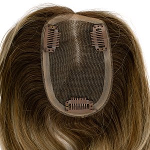 Women's Hair Topper #6p14 – Solution for Thinning, Clip-in Application