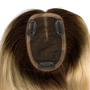 Women's Hair Topper #6r60 – Solution for Thinning, Clip-in Application