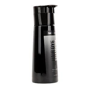 Men's Hair Dye Shampoo 400ml – Natural Black, Grey Coverage in 5 Minutes